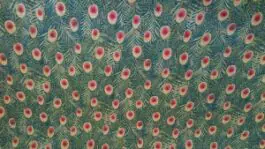 Liberty Lawn Peacock Feather fabric