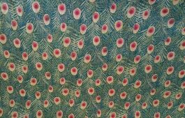 Liberty Lawn Peacock Feather fabric