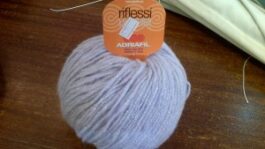 Adriafil Riflessi Wool 50g Ball, Aran weight Lilac
