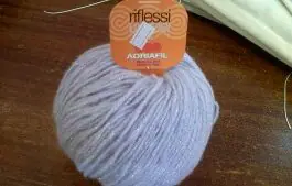 Adriafil Riflessi Wool 50g Ball, Aran weight Lilac