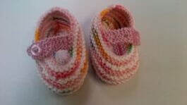 Baby Hand Knitted Bootees, Pure Cotton for Modern Hipster Babies