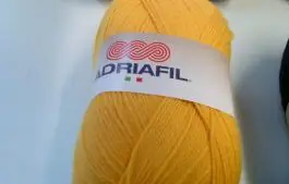 Classic Double Knit Wool Large 200g Adriafil Top Ball Yellow