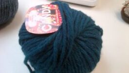 Super Chunky Wool 9mm Knit Teal 'Candy' by Adriafil
