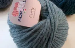 Super Chunky Wool 9mm Knit Candy by Adriafil Blue