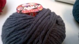 Super Chunky Wool 9mm Knit Candy by Adriafil Grey