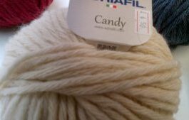 Super Chunky Wool 9mm Knit Cream 'Candy' by Adriafil