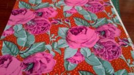 Kaffe Fassett Cotton Fabric 'August Rose'