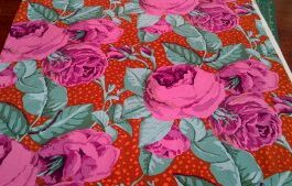 Kaffe Fassett Cotton Fabric 'August Rose'