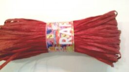 Top Quality RAFFIA 25g Crochet, Decorative, Trim etc Red