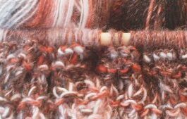 Multi Colour Self Striping Wool, DK 'Romanzo' by Adriafil. Brown