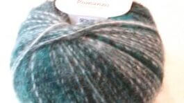 Multi Colour Self Striping Wool, DK 'Romanzo' by Adriafil. Teal