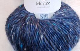 Denim Look Chunky Luxury Flecked Wool Mix 'Morfeo' by Adriafil, Blue