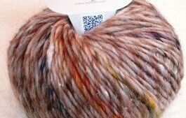Sandy Brown Chunky Luxury Flecked Wool Mix 'Morfeo' by Adriafil,