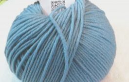 Pure Extra Fine Merino Wool 120m 50g 'Bucaneve' Duck Egg Blue