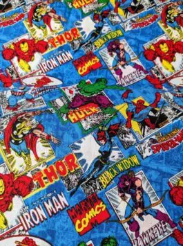 Marvel Comics Licensed Fabric 100% Cotton Fat Quarter