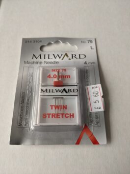 Twin Stretch Machine Needles 4.00mm Size 75