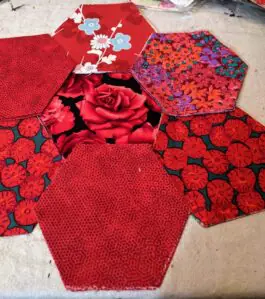 Beginners Quilt Cushion Kit - Hexagon