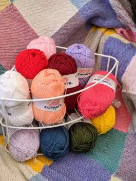 Blanket Knitting Kit - Mixed Colours