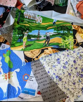 SCRAP BAGS of Quilt Fabric